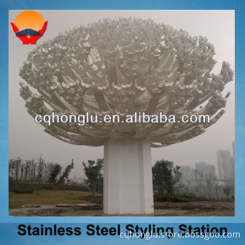 Prefabricated steel building steel styling station